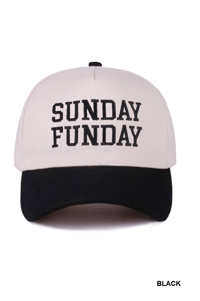 `.0806 Sunday Funday Two Tone Canvas Cotton Cap SI-28545: ASH MOCHA-187309 / OS