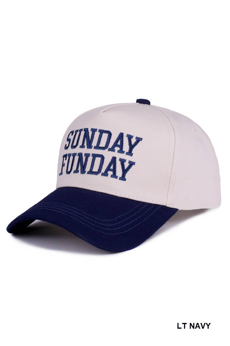 `.0806 Sunday Funday Two Tone Canvas Cotton Cap SI-28545: ASH MOCHA-187309 / OS