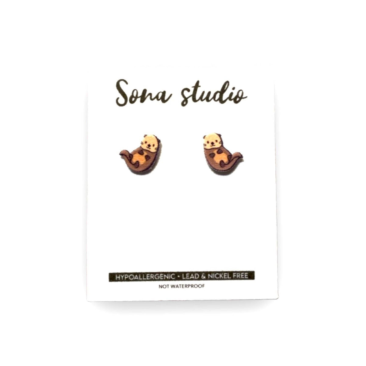 You Otter Know Handmade Stud Earrings