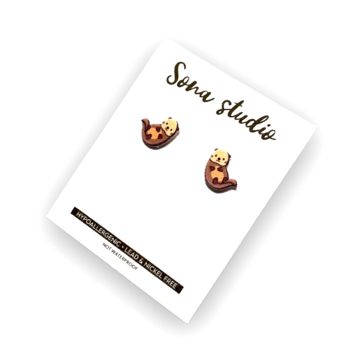 You Otter Know Handmade Stud Earrings