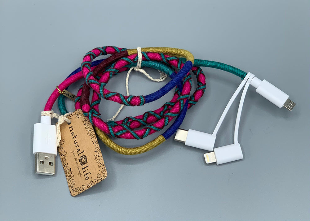 Natural Life 3-in-1 Charging Cord