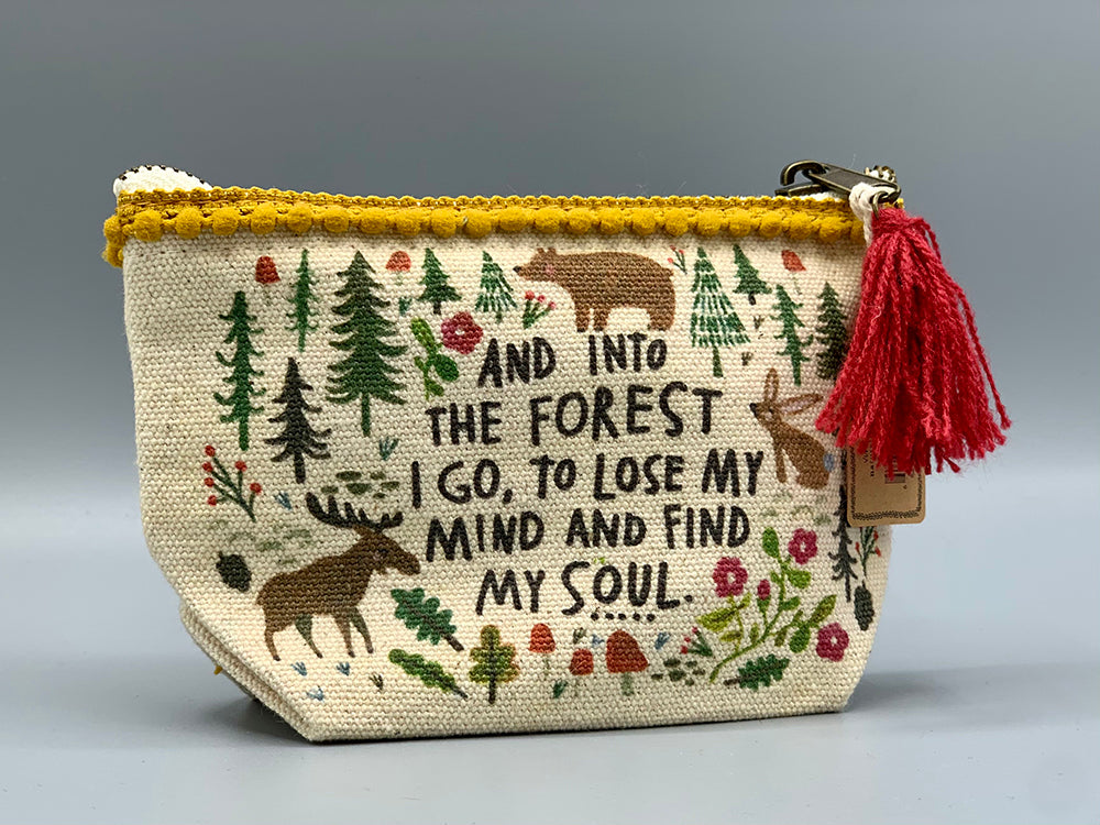 Natural Life - Mini Canvas Pouch - Forest