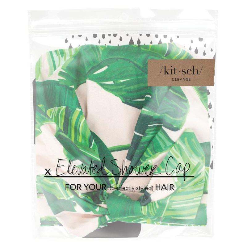 Luxe Shower Cap - Palm Leaf